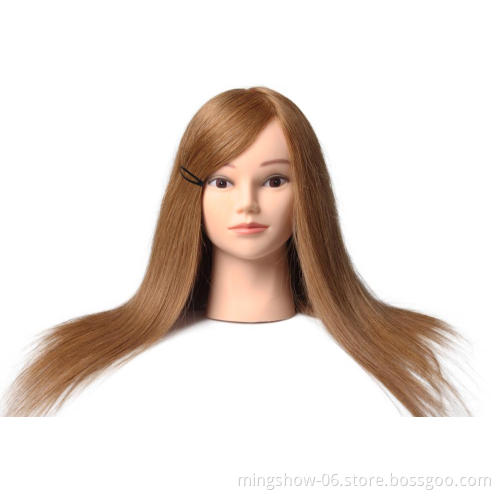 Hairdressing mannequin doll head for hair style training hair cut training head makeip